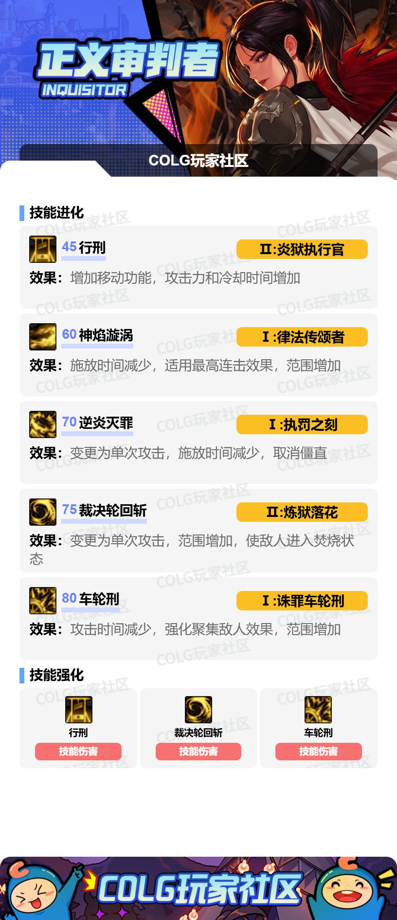 【115版本：职业百科】COLG全职业百科一一正义审判者(更新至世界领主版本)7