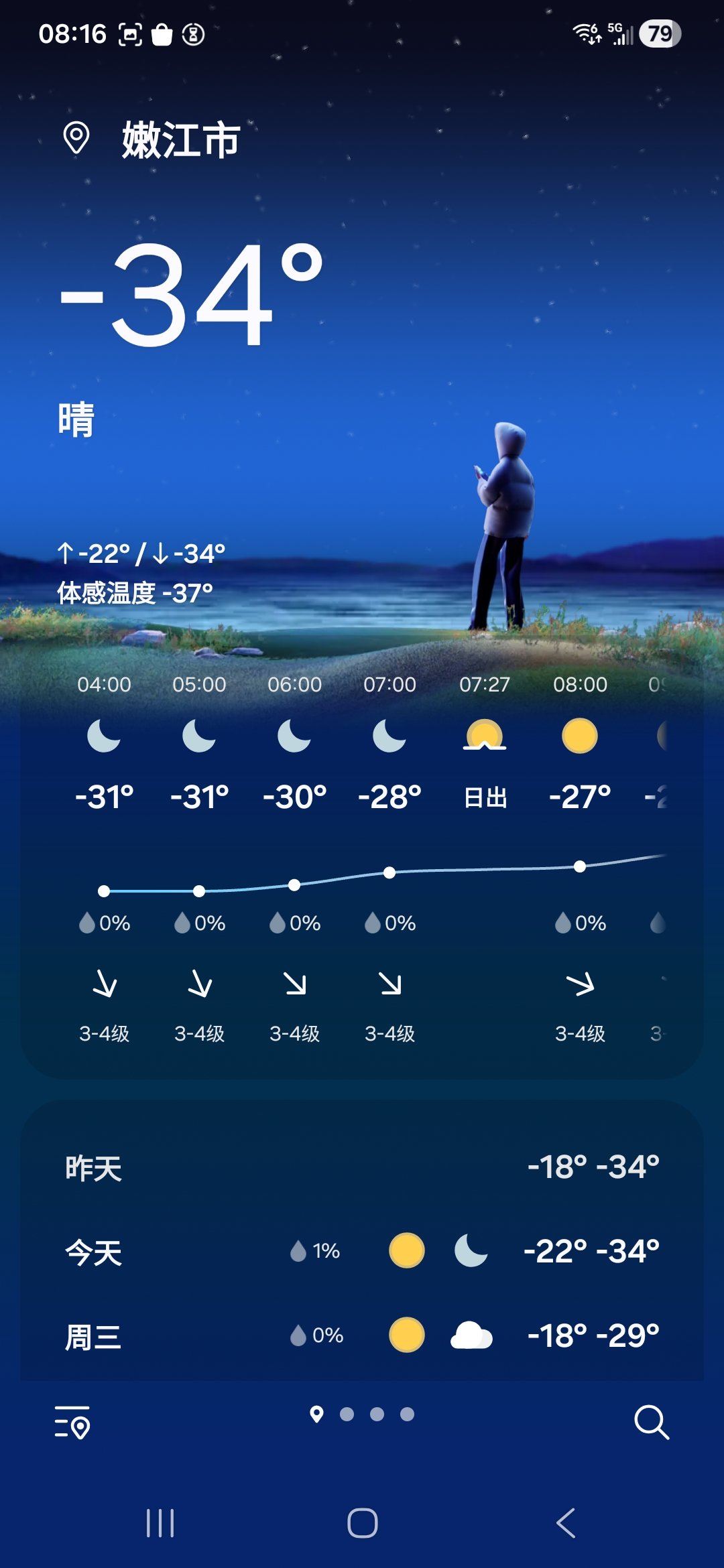 是的！我又来挑战坛内最低温了~1