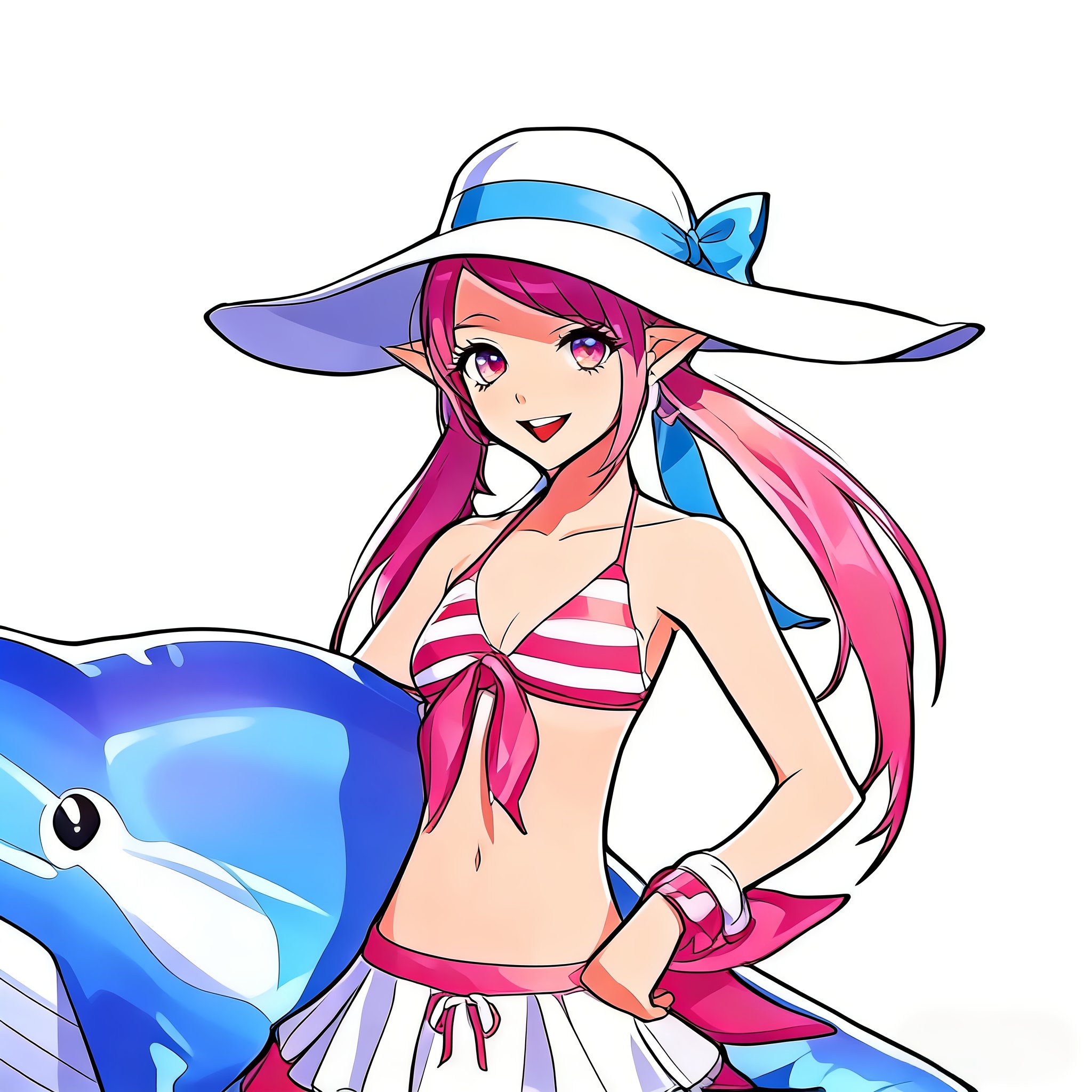 【AI 高清立绘】【AI实拍】海之勇者 - 女法师1