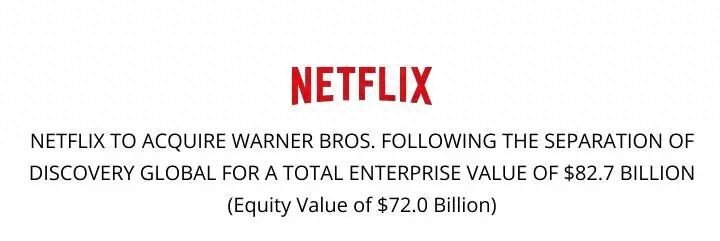 好莱坞“大地震”！奈飞豪掷超5000亿元收购华纳兄弟，迪士尼慌了？1