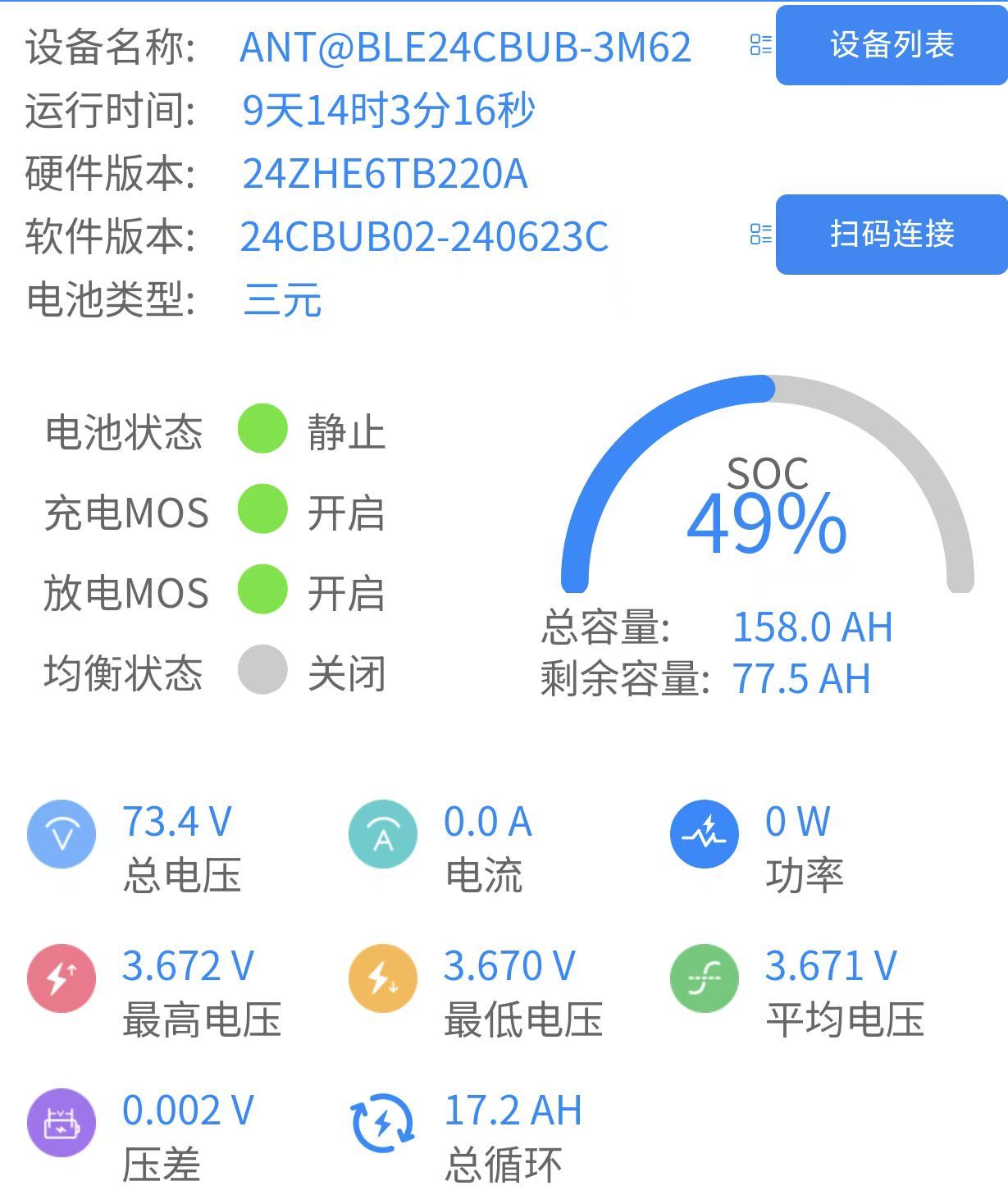 158AH锂电池测试4