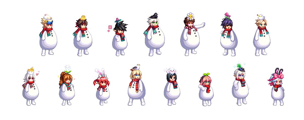 【外观图鉴：美/日正式服1224版本】圣诞&新年礼袋/圣诞套娃/名人堂评选活动外观道具一览7