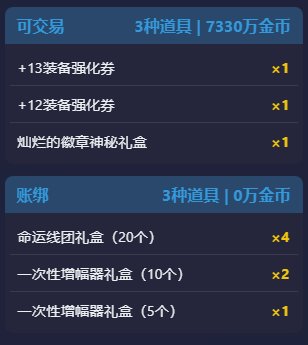 【攻略：新春礼包】可交易奥秘硬币自用还是出售？奥秘宝箱纯回血计算器分享23