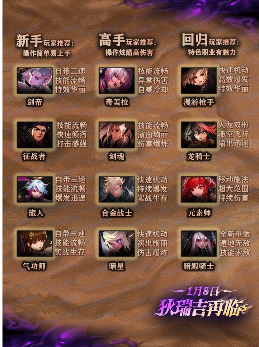 【攻略：职业推荐】有胶囊又有太初！不知道玩什么职业吗？狄瑞吉版本起号推荐!20