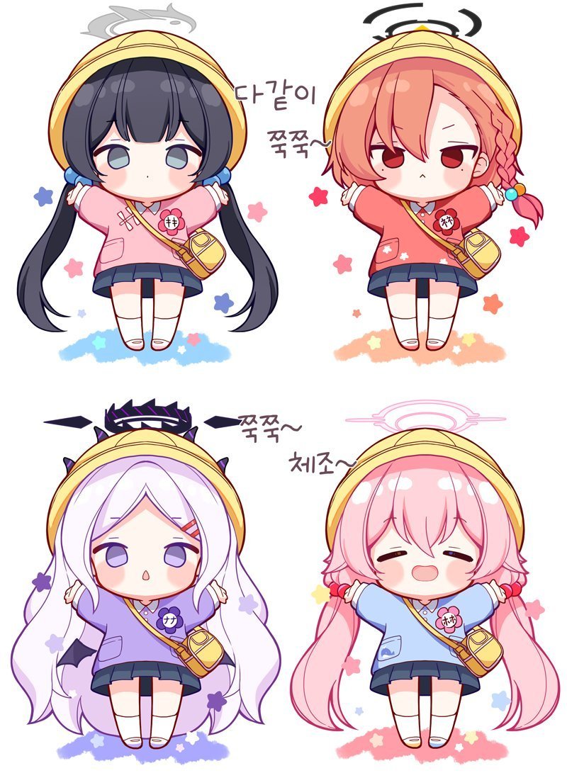 【一月征稿】德利拉加百利波诺兹帕尼柏闪闪明玛虎等人物&amp;UI改【蔚蓝档案】大头2