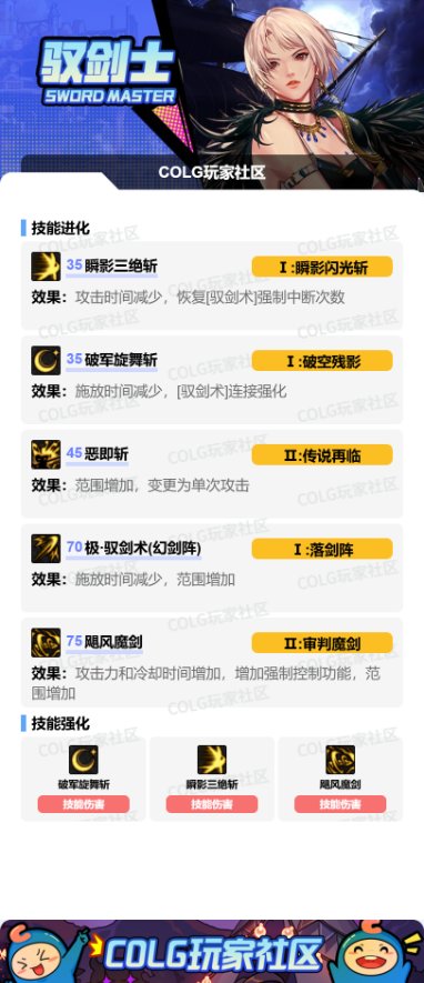 【115版本：职业百科】COLG全职业百科一一驭剑士(更新至新春VP改动版本)19