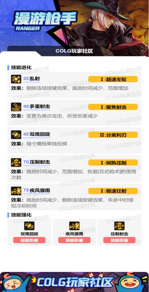 【115版本：职业百科】COLG全职业百科一一漫游枪手(男)(更新至新春版本)8