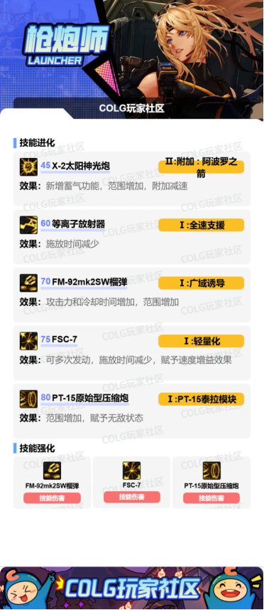 【115版本：职业百科】COLG全职业百科一一枪炮师(女)(更新至新春版本)7