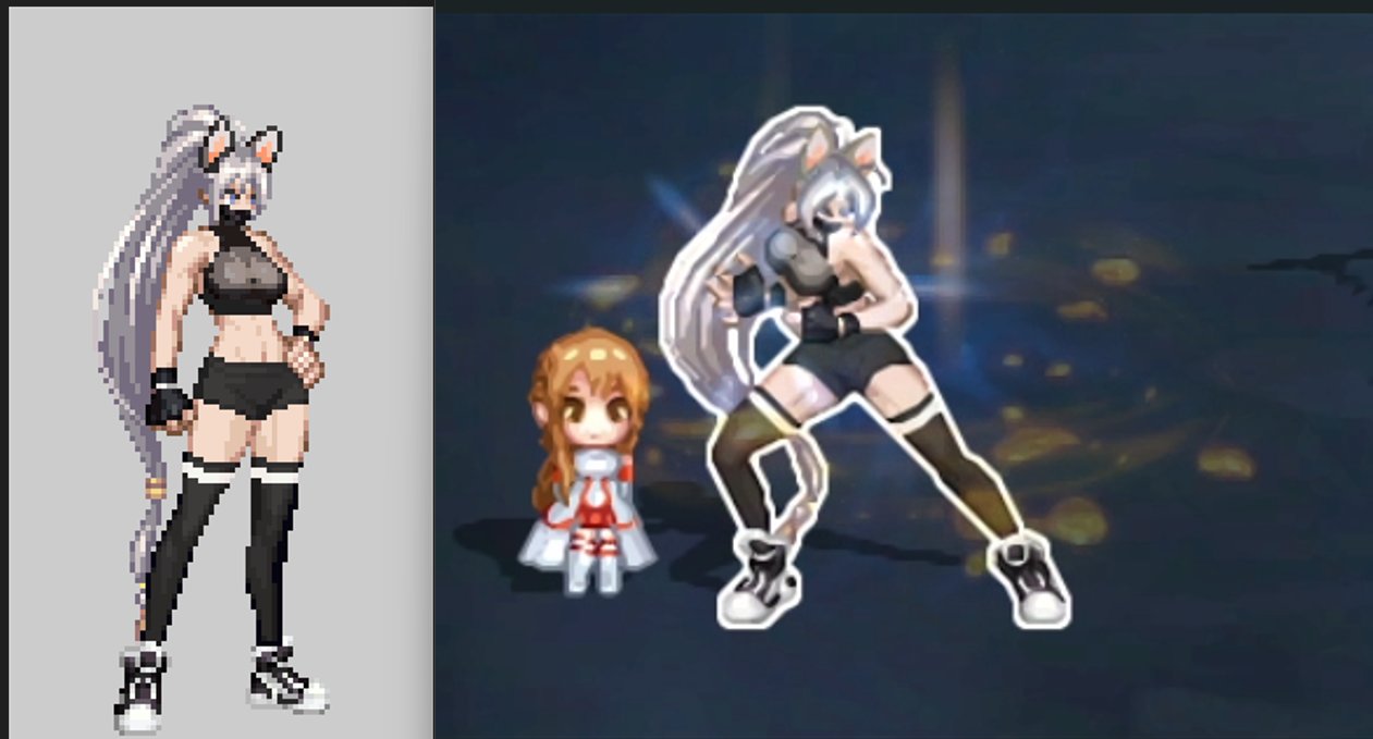 【四月征稿】【补丁首投】女气功觉醒时装改自制半透明上衣+修改站街腿型+隐藏武器补丁1