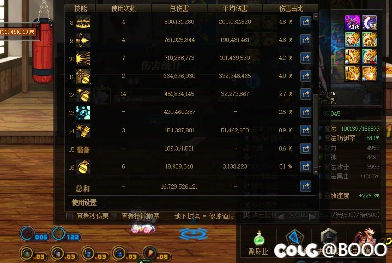 关于女弹药狄瑞吉武器黑羽手弩占比问题2