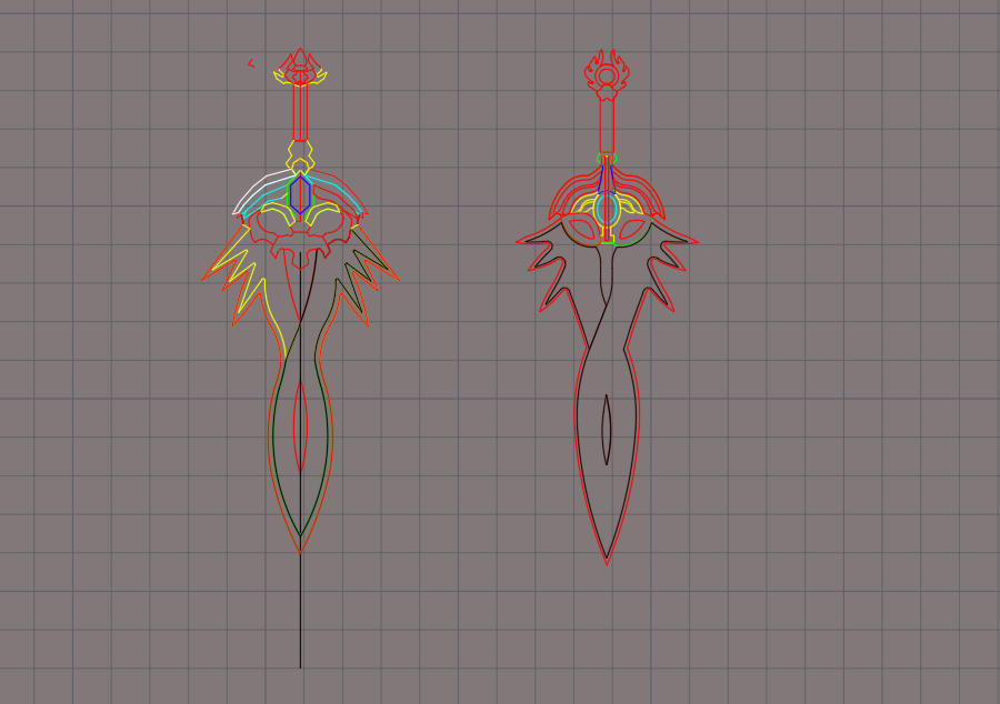 我又手搓了一把黑光（双龙魔影剑）8