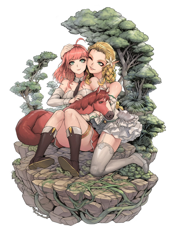 【外服：UCC同人】萝布乐＆塞尼尔的同框直播——韩服玩家的同人创作27