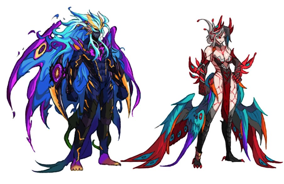 【外服：UCC同人】萝布乐＆塞尼尔的同框直播——韩服玩家的同人创作13