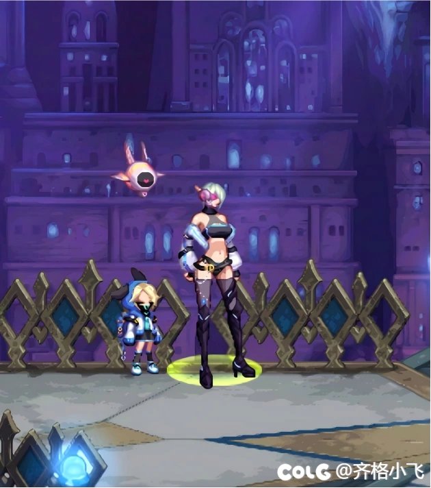 来点赛博朋克风格暖暖1