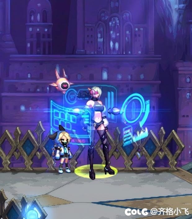 来点赛博朋克风格暖暖2