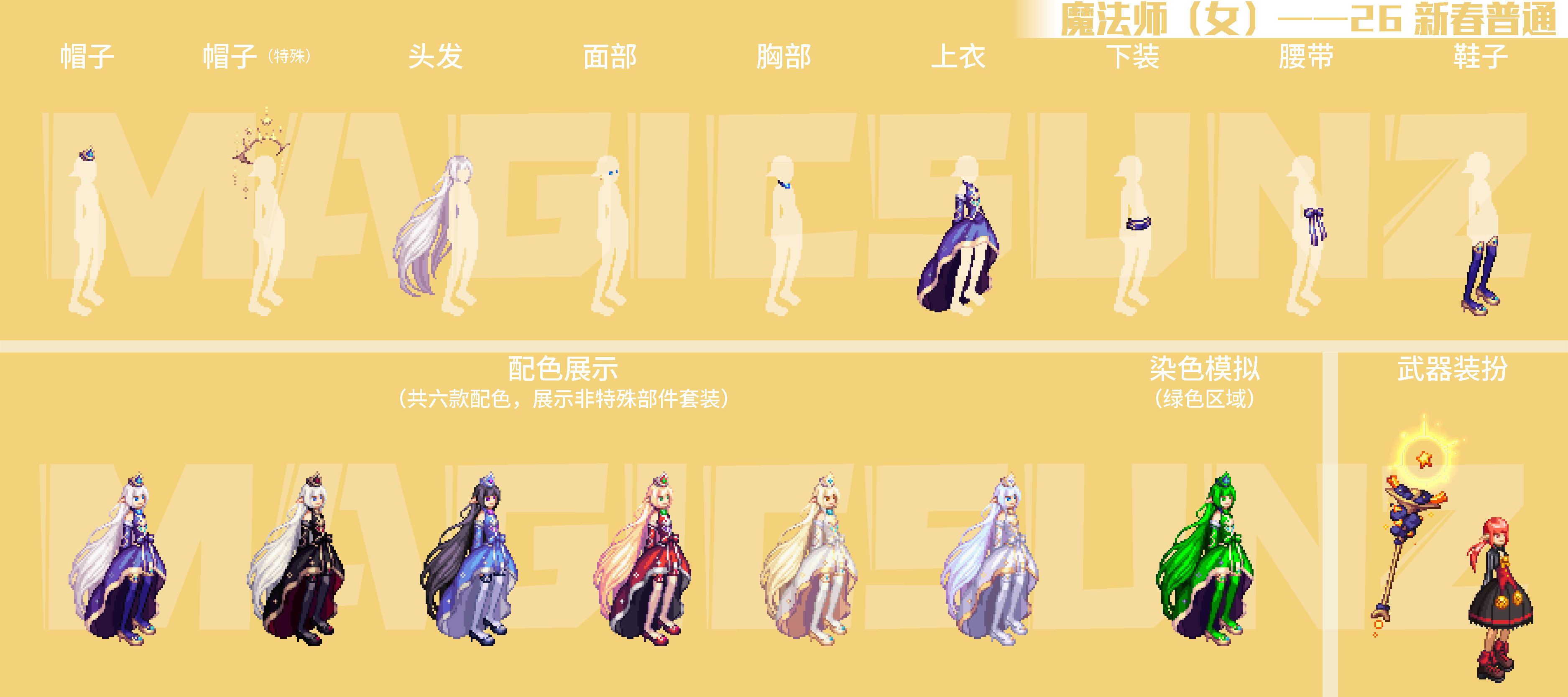 【评测：暖暖笔记】2026命运序列礼包时装点评——男法师/女法师/女枪手(二)11