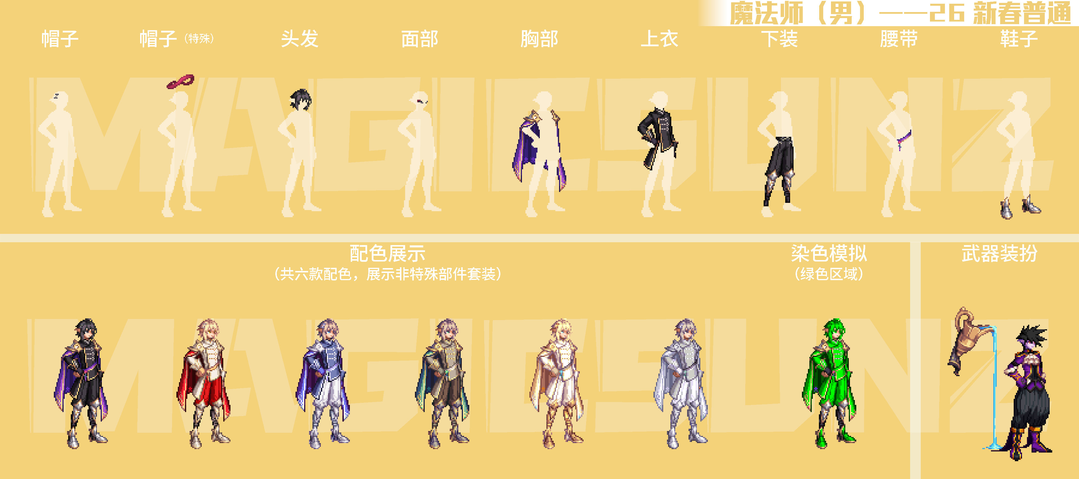 【评测：暖暖笔记】2026命运序列礼包时装点评——男法师/女法师/女枪手(二)7