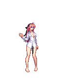 守护者腿部正字纹身。1