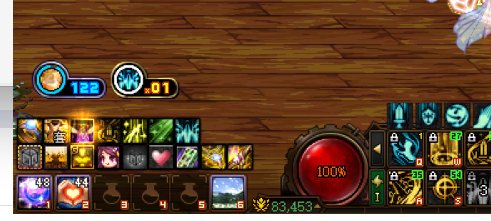 图里装备或技能图标位置自动变动2