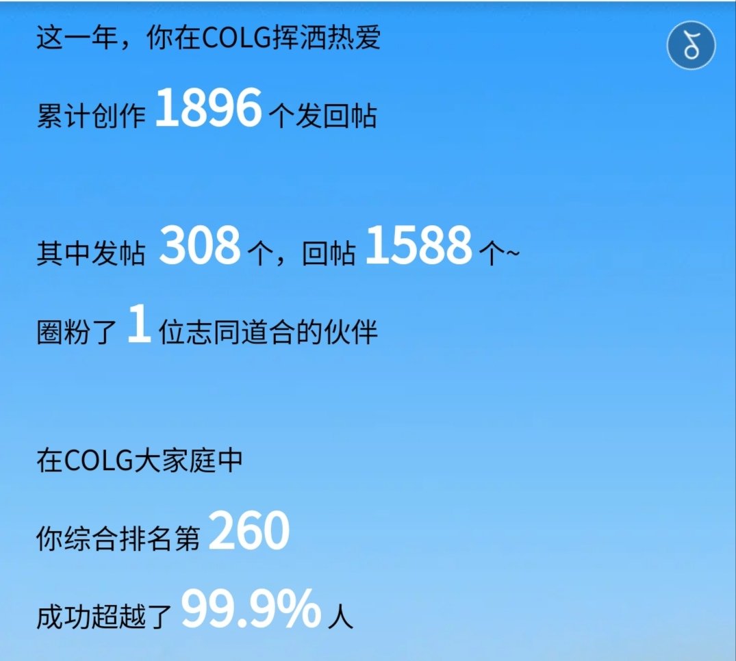 人生不过三万天，在高露洁论坛就五千多天，六分之一的人生，这占比也挺大的……5