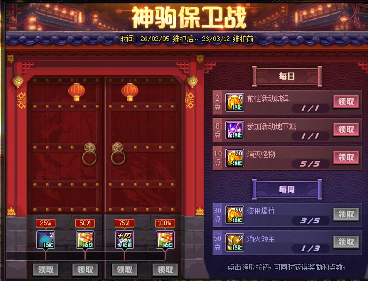 神驹保卫战玩法介绍和奖励周期5