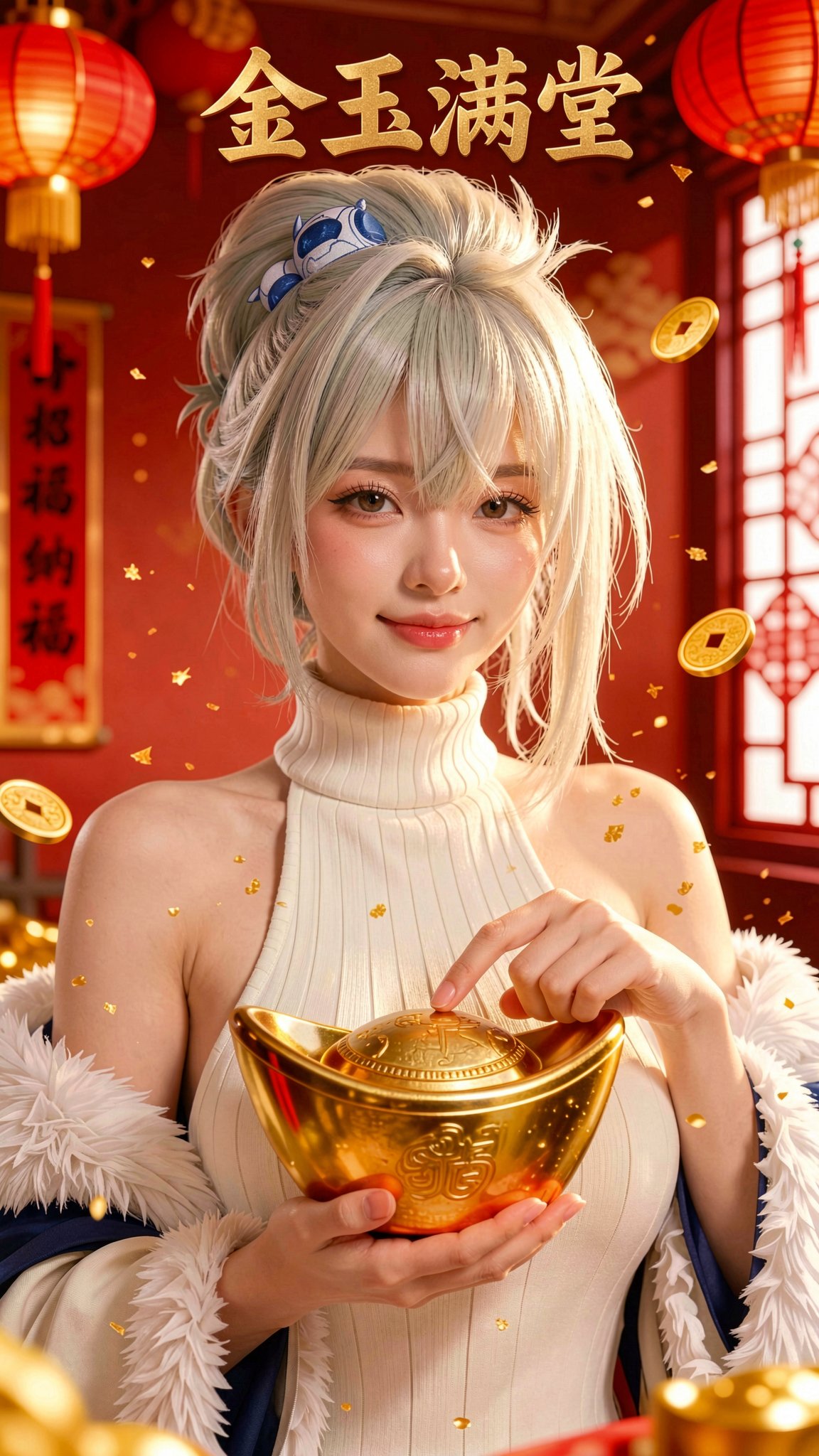 【AI绘图】AI娘携新玩法给大家拜年啦1