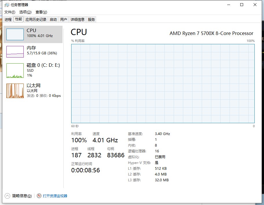 家里电脑CPU突然开DNF就到100%了，有没有老哥给分析一下病情1