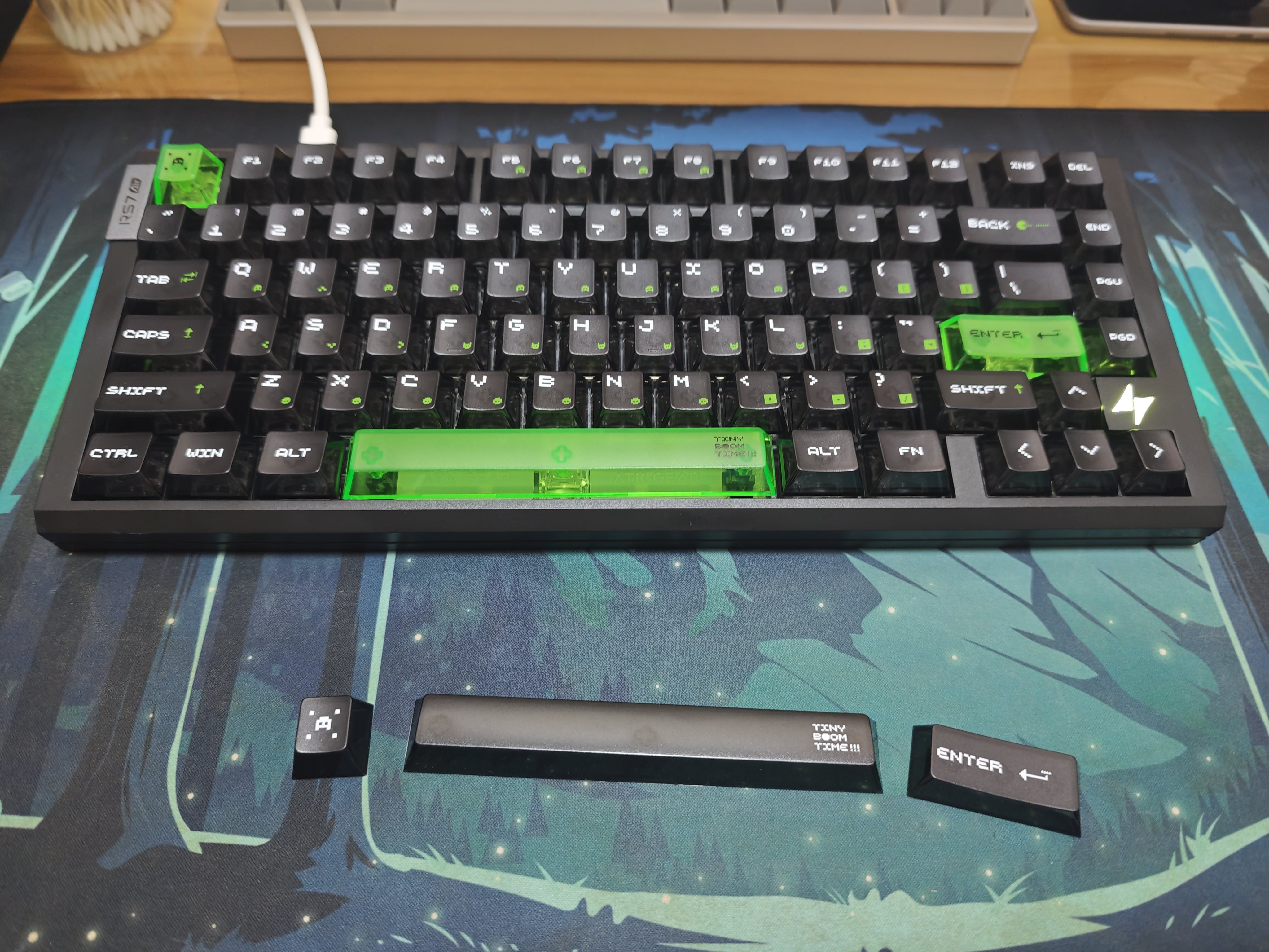 过年还是给自己买了一把磁轴键盘1