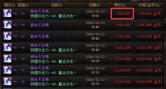 【物价：新春礼包】小额度道具下跌，增幅券依然坚挺(2月第6期)2