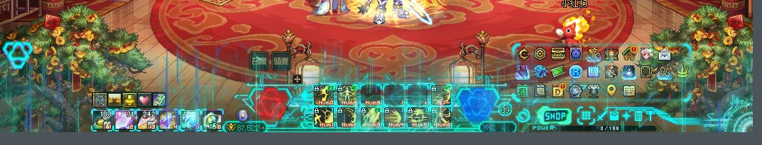 【二月征稿】免费电子风格动态血槽+图外可灵活开关呼吸灯1