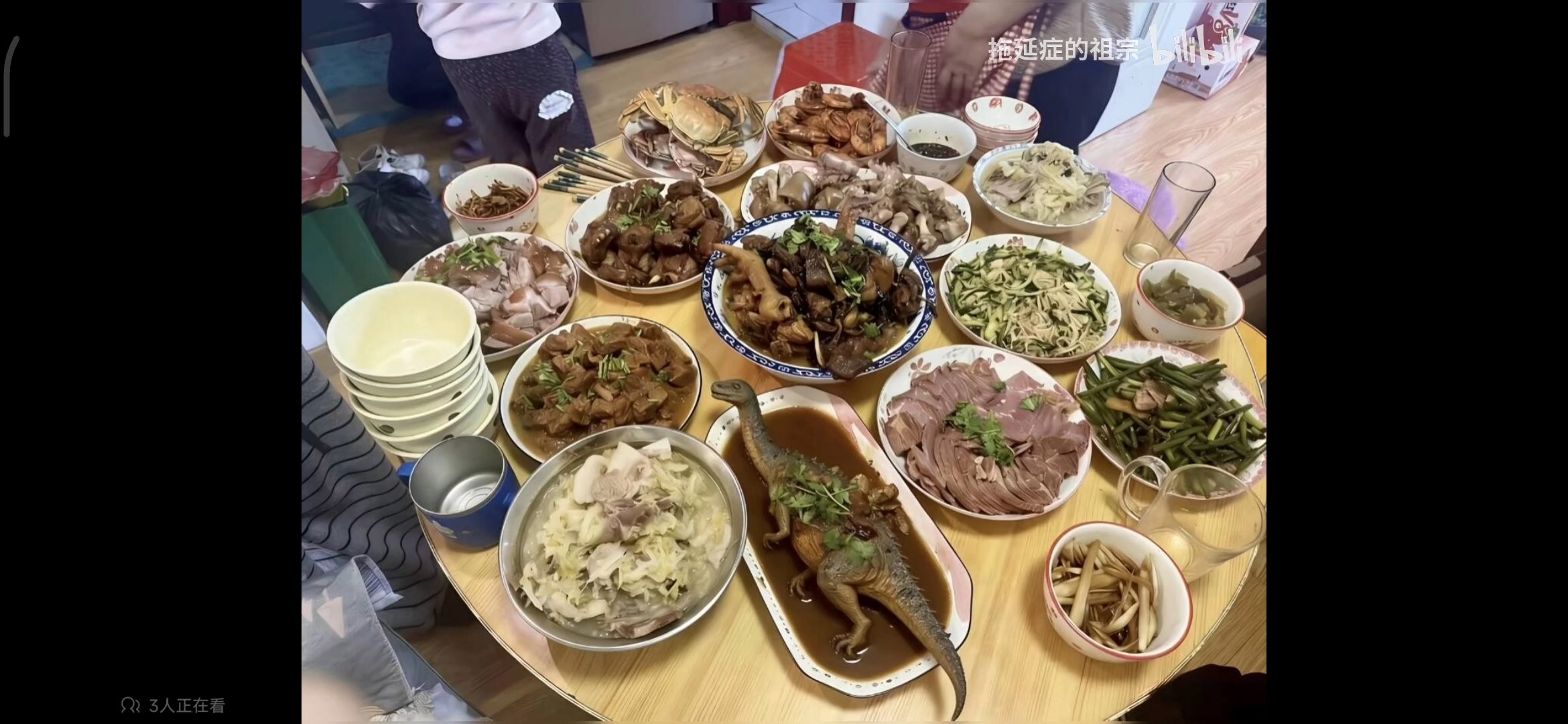 过年这顿饭是真丰盛啊1