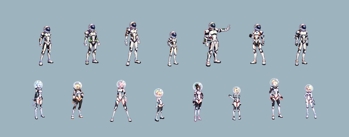 【外观图鉴：美服正式服0310版本】十一周年庆/银河旅行者时装礼包/塞拉利昂活动外观一览23