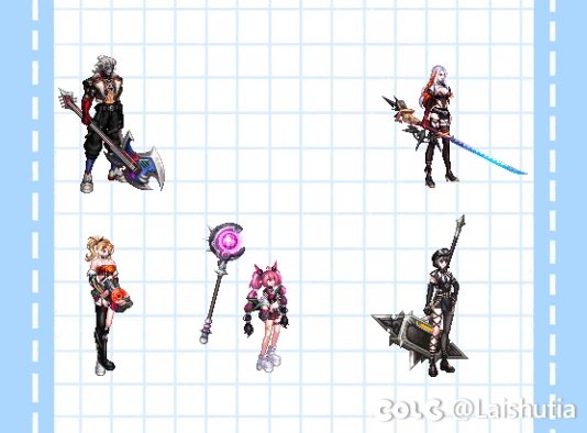 【三月征稿】【Laishutia】无线觉醒全角色时装补丁3