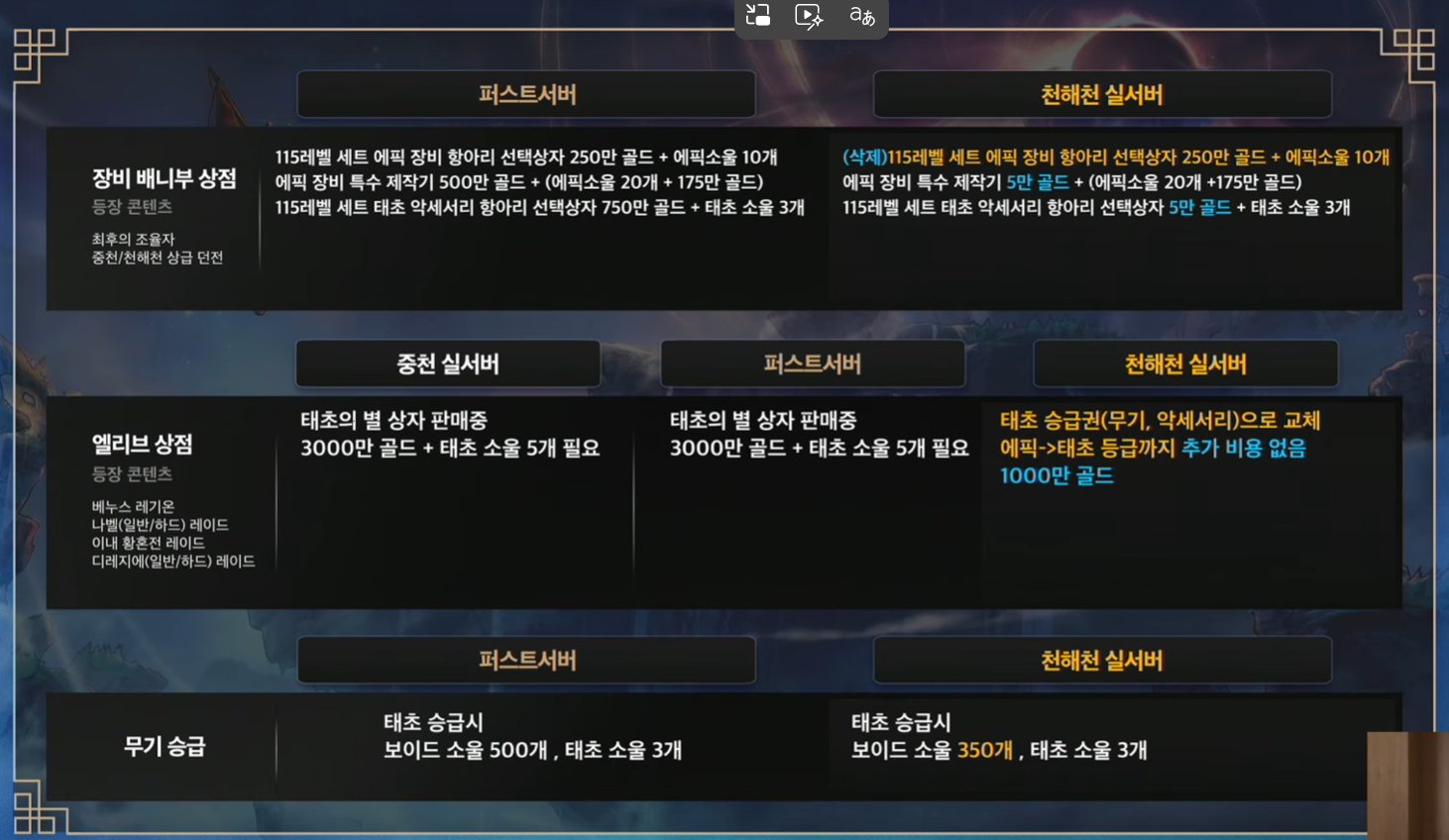 【爆料：千海天】韩服千海天发布会3.0直播贴7